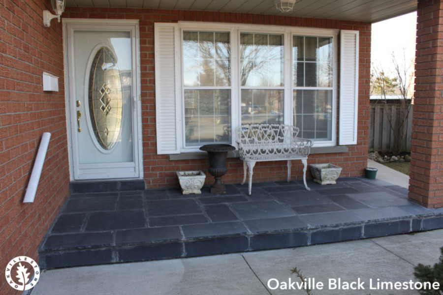 Black Limestone Edge Pavers