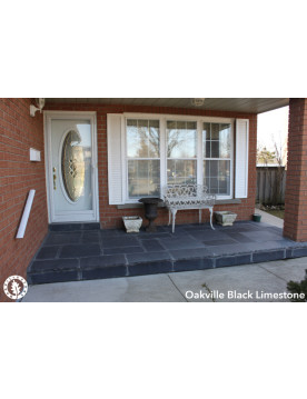 Black Limestone Edge Pavers