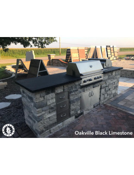 Black Limestone BBQ Slab